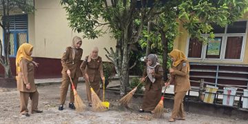 Ketulusan Guru SDN 19 Martapura Merawat Sekolah di Tengah Sepi