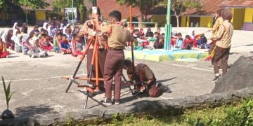 MPLS SMP Negeri 02 Martapura Ditutup dengan Penampilan Ekstrakurikuler