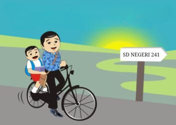 Bukan Sekadar Mengantar : Cinta Ayah di Gerbang Sekolah”