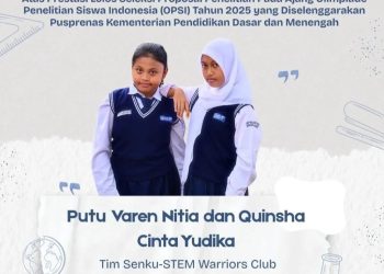 Dua Siswa SMPN 2 Semendawai Timur Lolos Seleksi OPSI 2025, Angkat Isu Cyber Bullying dan Depresi pada Generasi Alfa