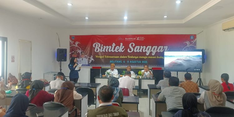 Dorong Inovasi Budaya, Dinas Pendidikan OKU Timur Gelar Bimtek Sanggar Seni