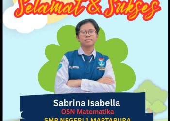 Siswi SMPN 1 Martapura Wakili OKU Timur di OSN Nasional 2025