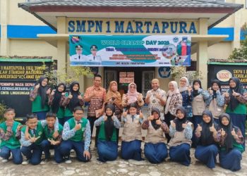 SMPN 1 Martapura Tunjukkan Komitmen Sekolah Sehat, Masuk Penilaian KKS 2025
