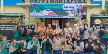 SMPN 1 Martapura Tunjukkan Komitmen Sekolah Sehat, Masuk Penilaian KKS 2025