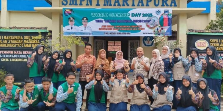 SMPN 1 Martapura Tunjukkan Komitmen Sekolah Sehat, Masuk Penilaian KKS 2025