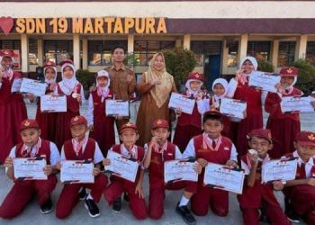 SDN 19 Martapura Raih 16 Medali Karate